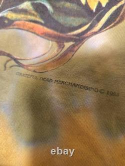 Vintage 1994 Grateful Dead Summer Tour Tie Dye Shirt Mens 2XL 90s Sunflower Rare