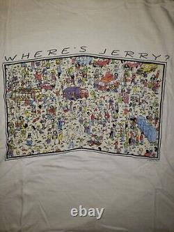 Vintage 1994 Jerry Garcia Where's Jerry (Waldo) Grateful Dead XL Shirt RARE