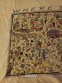 Vintage 1994 Jerry Garcia Where's Jerry (Waldo) Grateful Dead XL Shirt RARE
