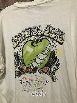 Vintage 1994 RARE Grateful Dead New York City Fall Tour Shirt XL
