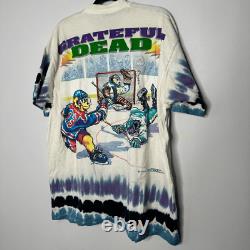 Vintage 1994 Rare Grateful Dead Steal Your Faceoff Shirt Liquid Blue Size XL