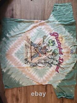 Vintage 1997 Grateful Dead'Steal Your Base' Liquid Blue T-Shirt RARE