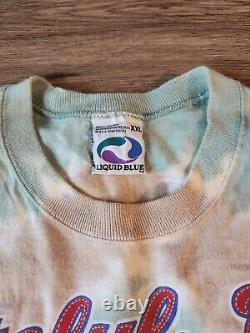 Vintage 1997 Grateful Dead'Steal Your Base' Liquid Blue T-Shirt RARE