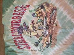 Vintage 1997 Grateful Dead'Steal Your Base' Liquid Blue T-Shirt RARE