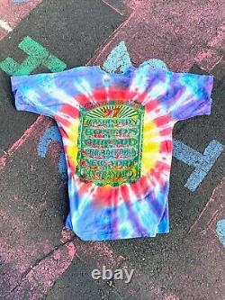 Vintage 1997 Robert Hunter RARE Grateful Dead our NEW tie dye band shirt sz XL