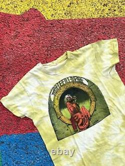 Vintage 70s Grateful Dead 1975 Blues for Allah Rare green tie dye color USA sz L