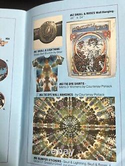 Vintage 80s Grateful Dead merchandise catalog Winterland Productions Rare