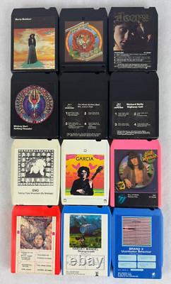 Vintage 8-Track Tape Collection with Grateful Dead Case 12 Tapes Some Rare