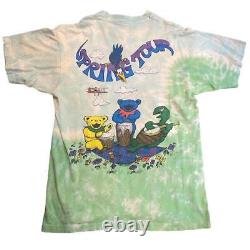 Vintage 90s 90s Grateful Dead T-Shirt Tie Dye XL Japan Import Rare