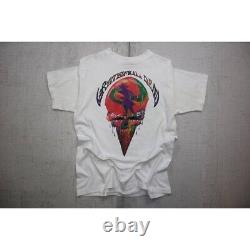 Vintage 90s Grateful Dead Chicago Dead Ice Cream 1990 Size L Rare Liquid Blue