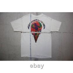 Vintage 90s Grateful Dead Chicago Dead Ice Cream 1990 Size L Rare Liquid Blue