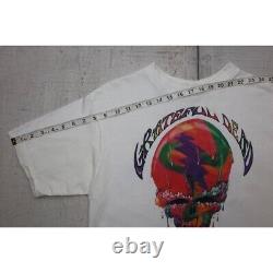 Vintage 90s Grateful Dead Chicago Dead Ice Cream 1990 Size L Rare Liquid Blue