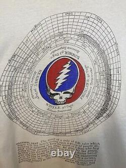 Vintage 90s Grateful Dead Motif Almanac Shirt Size L SUPER RARE