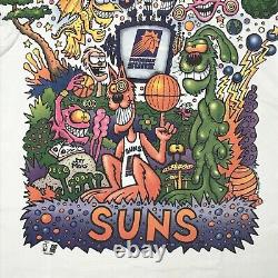 Vintage 90s Phoenix Suns Joey Mars Rare Grateful Dead Style Art T-Shirt Medium