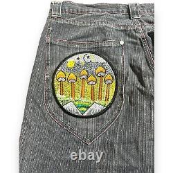 Vintage Coogi Grateful Dead Denim Shorts Mushrooms Rainbow 40w 15l Rare