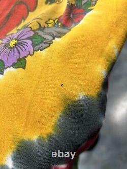 Vintage Deadstock Grateful Dead Dread Tie Dye Rasta Size M
