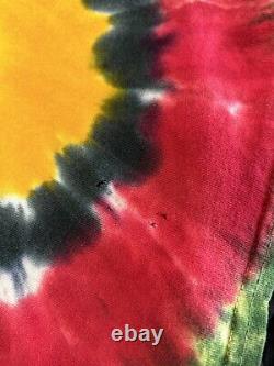 Vintage Deadstock Grateful Dead Dread Tie Dye Rasta Size M