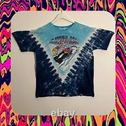 Vintage GRATEFUL DEAD TIE DYE T-Shirt S/M USA TOBOGGAN BEARS MEGA RARE 2000