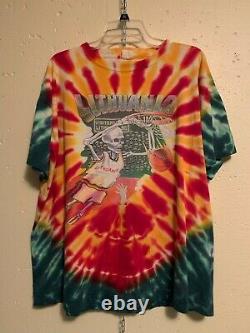 Vintage Grateful Dead 1992 Lithuania T Shirt X-Large Tie Dye Olympics RARE XL