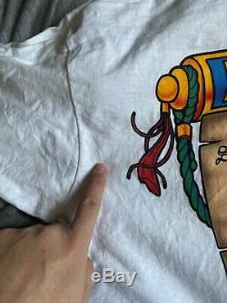 Vintage Grateful Dead 1993 Ship of Fools RARE White liquid blue shirt USA gdm XL