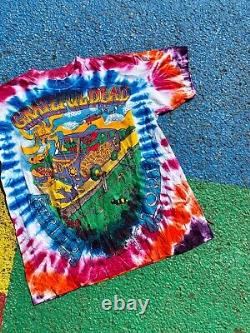 Vintage Grateful Dead 1995 Spring Tour Rare Tie Dye Lot Tee Graphic Shirt M/L