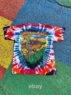Vintage Grateful Dead 1995 Spring Tour Rare Tie Dye Lot Tee Graphic Shirt M/L