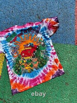 Vintage Grateful Dead 1995 Spring Tour Rare Tie Dye Lot Tee Graphic Shirt M/L