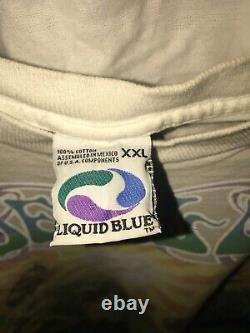 Vintage Grateful Dead 1998 Rare Terrapin Shirt Liquid Blue XXL