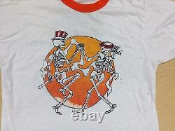 Vintage Grateful Dead Baseball Style Shirt Concert XL 80's RARE