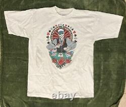 Vintage Grateful Dead Blackjack Dealer T-shirt Las Vegas 1995 L Rare Greatful