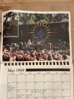 Vintage Grateful Dead Calendar 1989 Dead Trails 1989 Super Rare