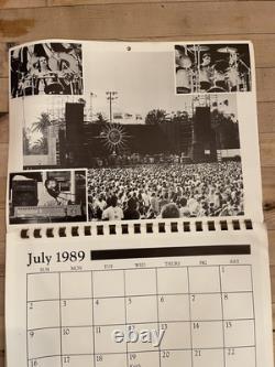 Vintage Grateful Dead Calendar 1989 Dead Trails 1989 Super Rare