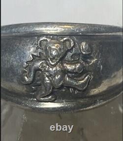 Vintage Grateful Dead Dancing Bear Sterling Silver Ring Women. Size 6.75 RARE