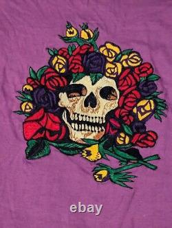 Vintage Grateful Dead Embroidered Bertha 46 Made In Nepal Shirt XL Rare Limited