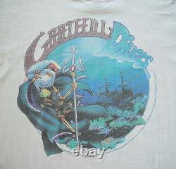 Vintage Grateful Dead Grateful Divers Buzz Parker T Shirt Size XL GDM 1995 Rare