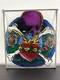 Vintage Grateful Dead Handmade Stained Glass Carnival Mirror Deadhead Rare
