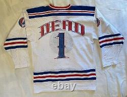 Vintage Grateful Dead Hockey Jersey 24 Minutes Size Large L RARE 1994