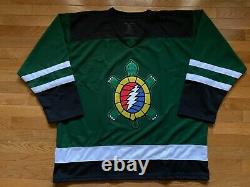 Vintage Grateful Dead Hockey Jersey Rare Huge Turtle Logo Patch Mens sz XXL