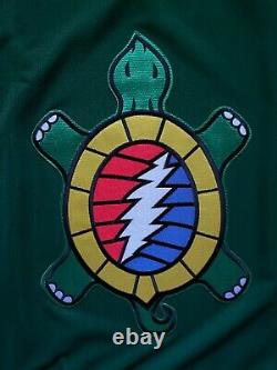 Vintage Grateful Dead Hockey Jersey Rare Huge Turtle Logo Patch Mens sz XXL