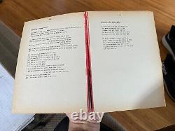 Vintage Grateful Dead Lyrics Rare German Publication 1985