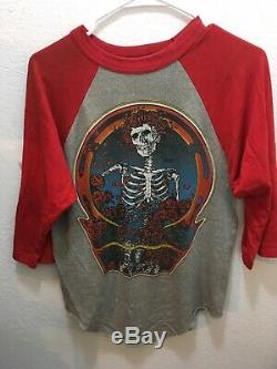 Vintage Grateful Dead Raglan Shirt M KELLEY-MOUSE RARE 1980