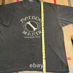 Vintage Grateful Dead Ratdog 2001 Tour Locations Bob Weir T-shirt XL Rare Green