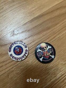Vintage Grateful Dead Reckoning Albumcover Button Pin Rare Deadicated