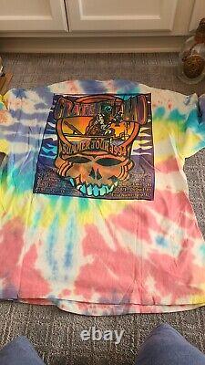 Vintage Grateful Dead Ship of Fools Summer 1994 Tie Dye Tour Shirt SUPER RARE