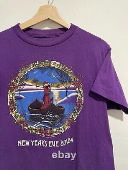 Vintage Grateful Dead Shirt NYE 83/84 M 80s Thin Rare Band Shirt