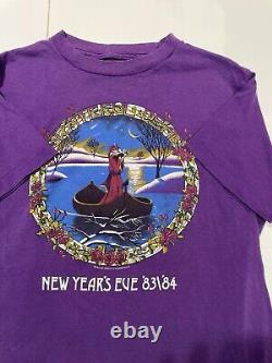 Vintage Grateful Dead Shirt NYE 83/84 M 80s Thin Rare Band Shirt