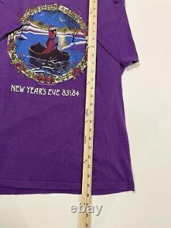 Vintage Grateful Dead Shirt NYE 83/84 M 80s Thin Rare Band Shirt