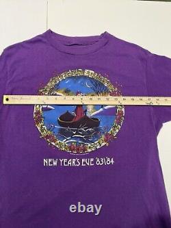 Vintage Grateful Dead Shirt NYE 83/84 M 80s Thin Rare Band Shirt