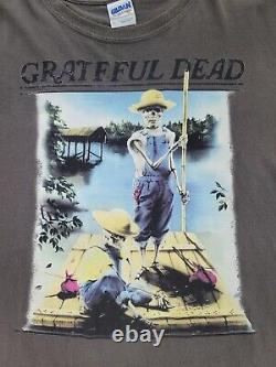 Vintage Grateful Dead Shirt Tom Sawyer Huckleberry Finn Gildan XL Tshirt Rare