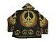 Vintage Grateful Dead Stealie Peace Sign Alpaca Hoodie Rare Cch Import